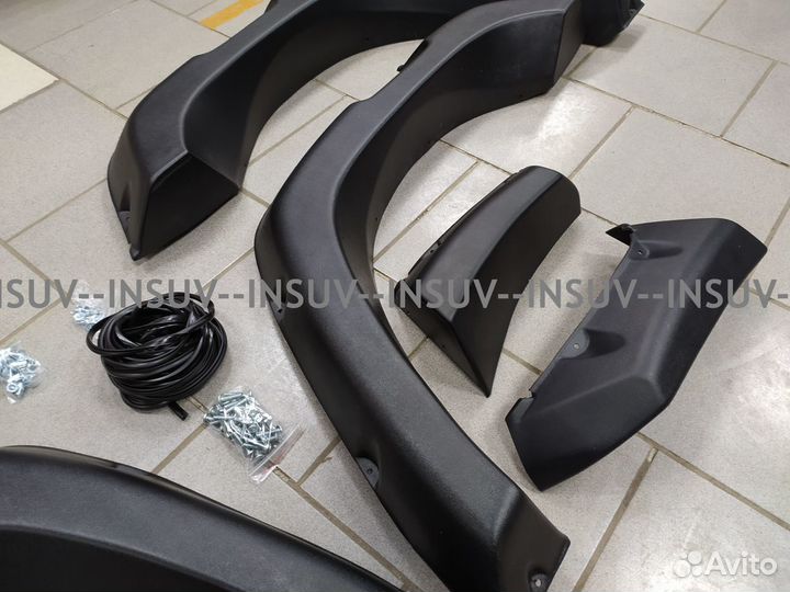 Расширители арок Лаптеры УАЗ патриот с накладками