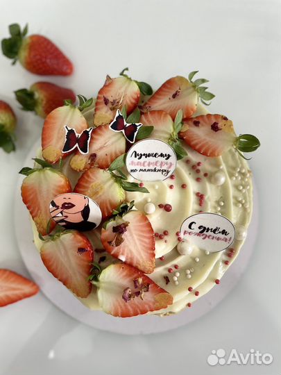 Торты,капкейки,меренговый рулет.Леденцы,топперы