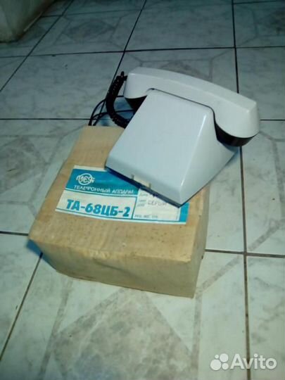 Телефон проводной VEF TA-68цб новый