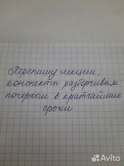 Перепишу конспекты, лекции, любой текст от руки