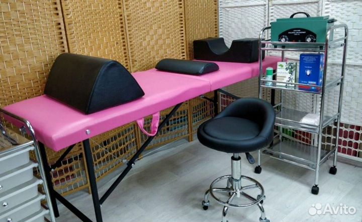 Кушетка складная для наращивания, косметологии
