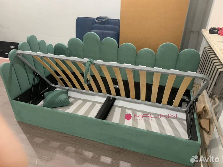 Детская мягкая кровать 120х200