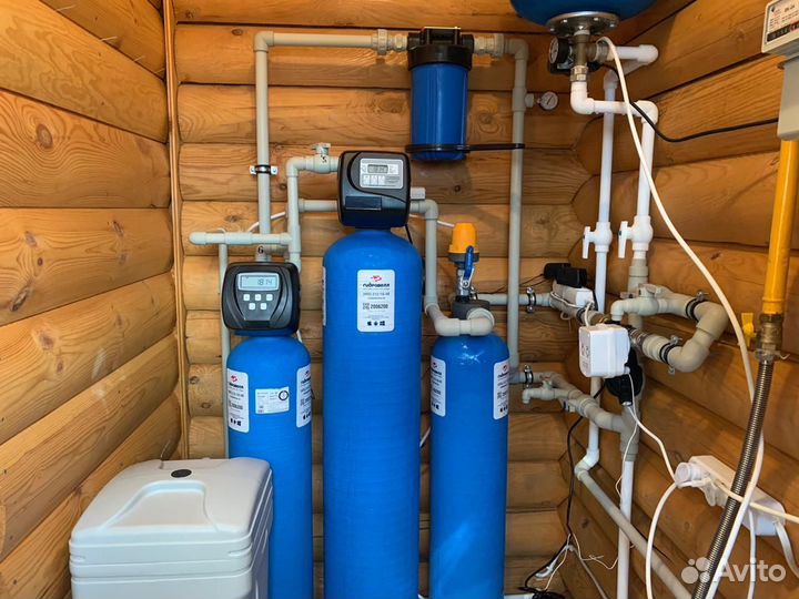 Обслуживание системы очистки воды, водоочистка