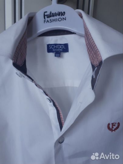 Рубашка школьная для мальчика 122