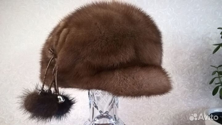Шапка норковая женская