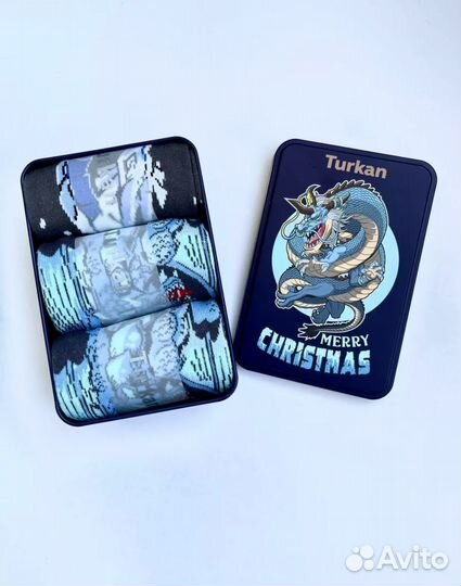 Новогодние мужские носки Turkan