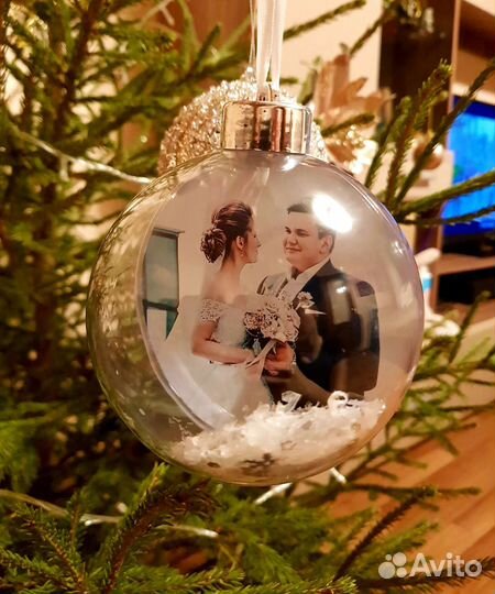 Елочные шары с фото