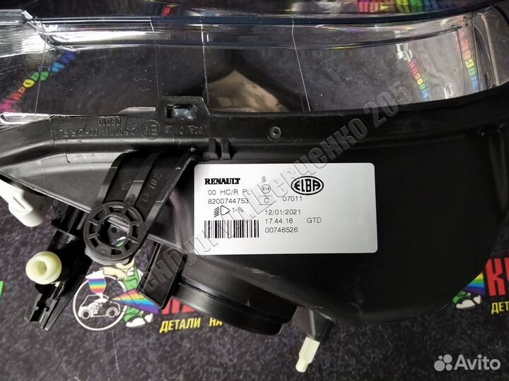 Фара Largus Logan 10- новая оригинал левая 21999