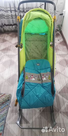 Коляска санки