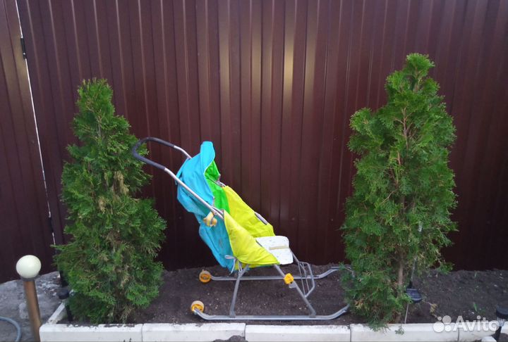 Детские санки-коляска