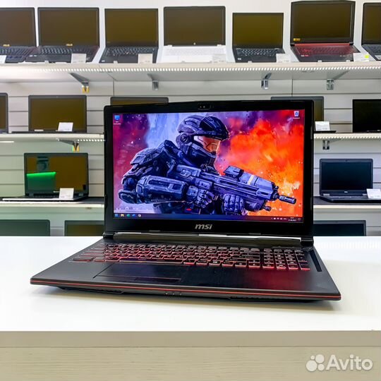 Игровой ноутбук MSI i7/16/GTX1070/SSD+HDD