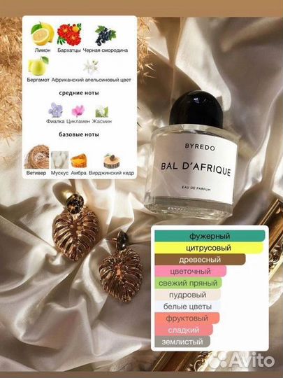 Byredo bal d'afrique, blanche на распив