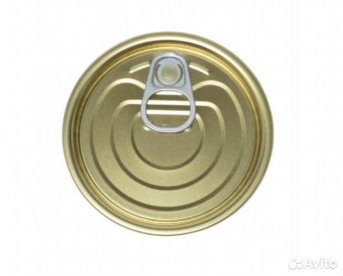 Жестяная крышка с ключом 72.8мм, 50 шт