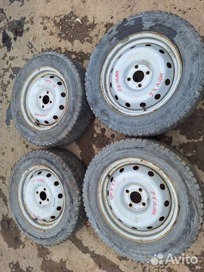 Диски штампованные logan largus sandero R15