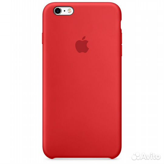 Чехол Silicone Case для iPhone 6 plus\6s plus крас