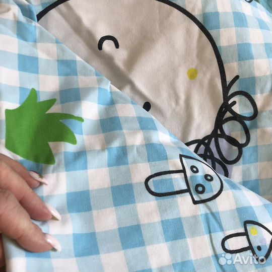 Пастельное белье в кроватку