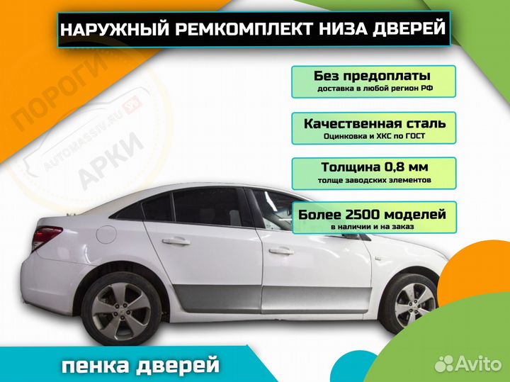 Пороги кузовные Nissan Cube 2 (Z11)