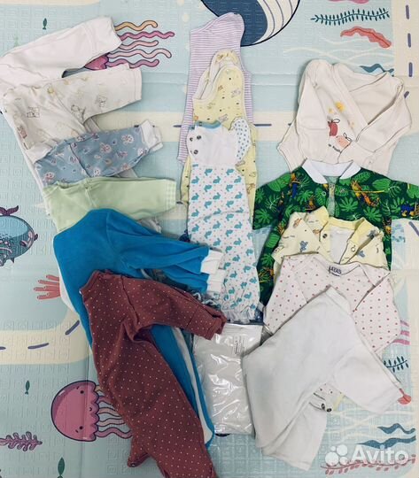 Пакет детских вещей 56-62