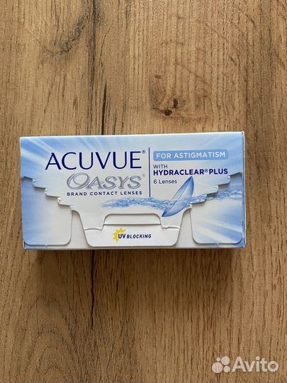 Линзы acuvue oasys for astigmatism
