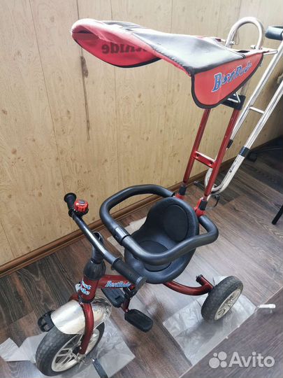 Детский велосипед с ручкой бу