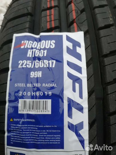 Hifly Vigorous HT-601 225/60 R17 99H