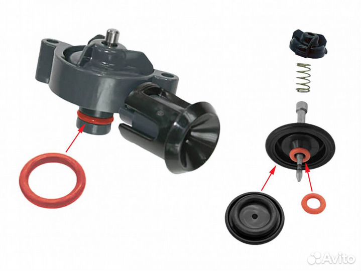 Ремкомплект клапана крема saeco, gaggia