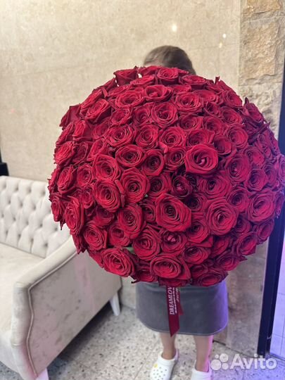 Букет 101 роза с доставкой 201 151