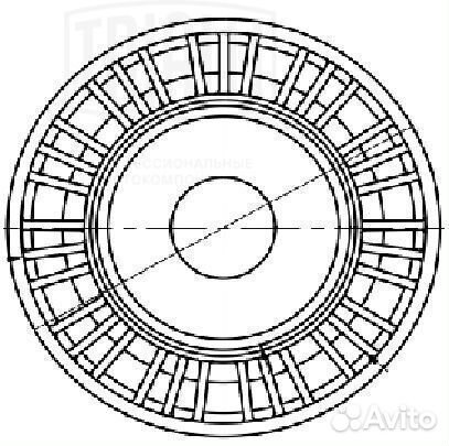 Ролик привод ремня BMW 5 E60 03- 2.5i 3.0i N52;53