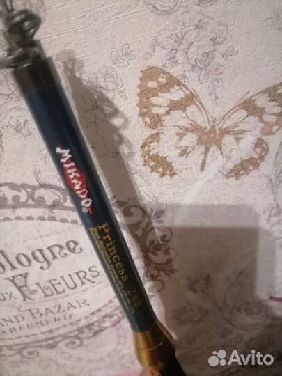 Удочка mikado Princess с катушкой kaida