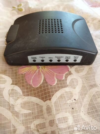 Адаптер конвертер вход RCA в vga