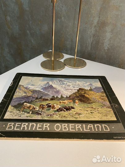 Фотоальбом из Швейцарии Berner Oberland illustrato