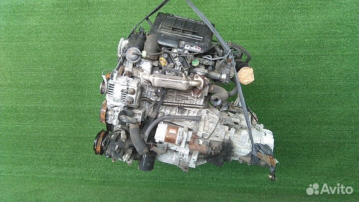 Двигатель в сборе двс toyota probox NLP51 1ND-TV 2