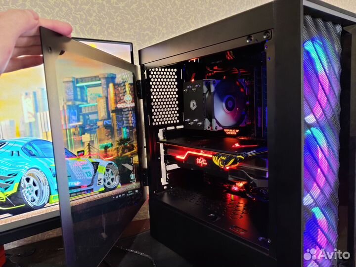Игровой компьютер i7,RX5700, SSD, 16гб озу