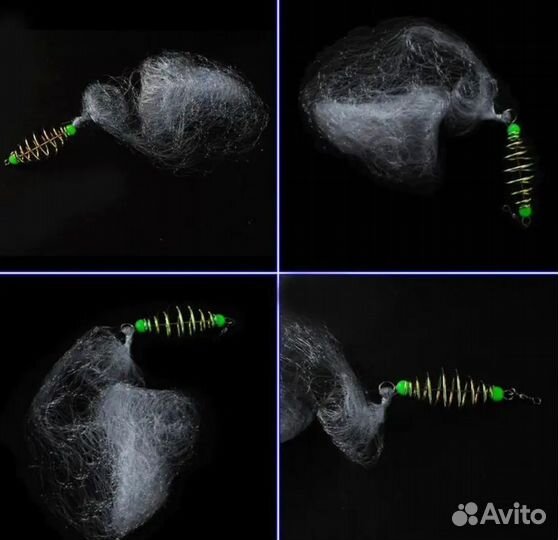 Кормушка с сетью для рыбалки