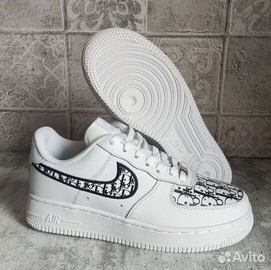 Кроссовки женские демисезонные nike AIR force dior