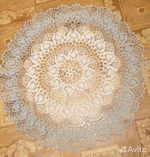 Ажурная салфетка вязаная крючком