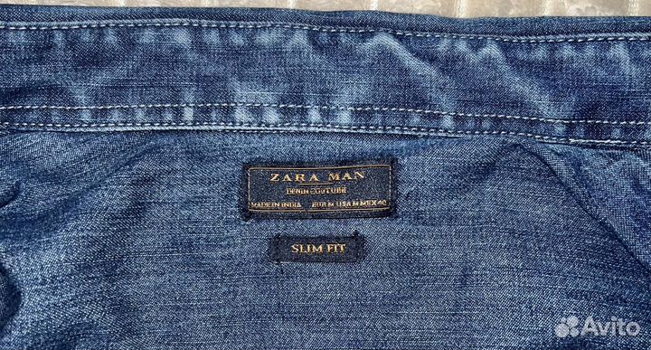 Джинсовая рубашка Zara Man
