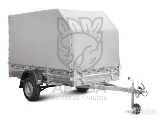 Прицеп 817705 с тентом аэро 150 см. Запчасти