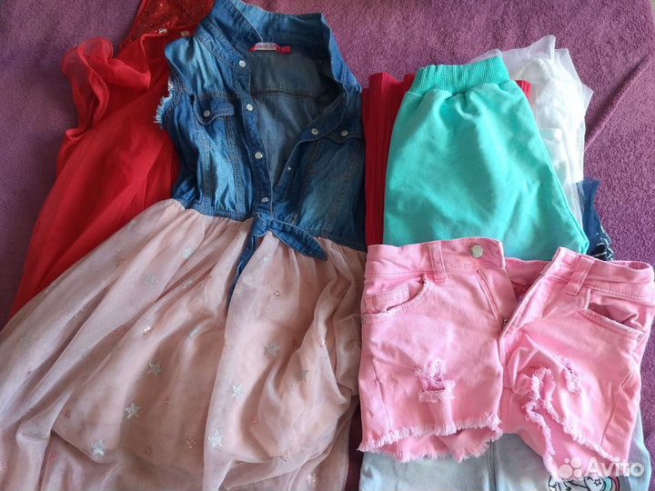 Вещи пакетом на девочку
