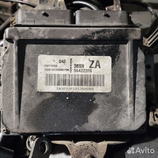 Блок управления двигателем chevrolet lacetti 1.6