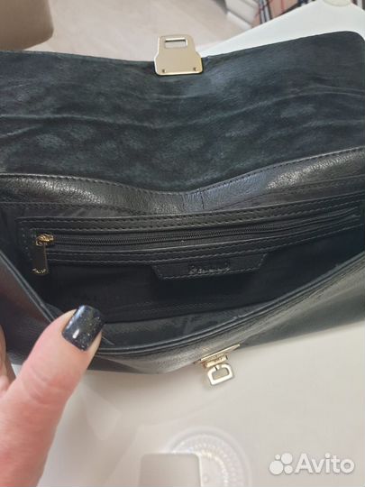 Сумка женская натуральная кожа черная