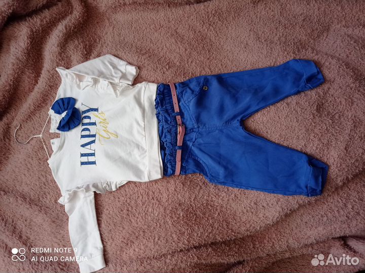 Нарядный комплект для девочки 3-6 мес