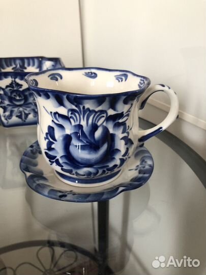 Чайная чашка Гжель