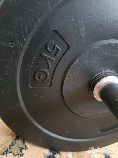 Спортивные блины и штанга