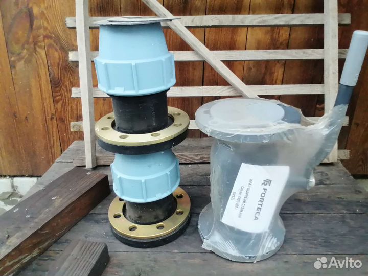 Кран шаровый ду80 с муфтами