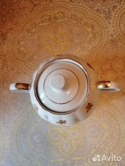 Сахарница фарфор вербилки СССР