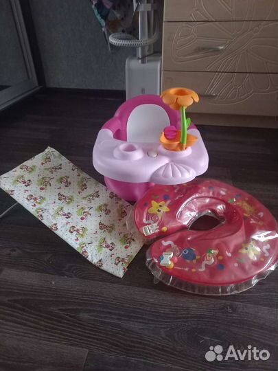 Горка, круг, сиденье для купания