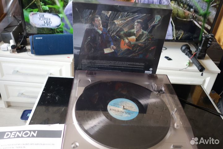 Проигрыватель грампластинок denon DP-29F