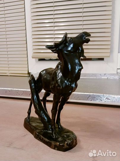 Статуэтка Лось (чугунная) 1958г