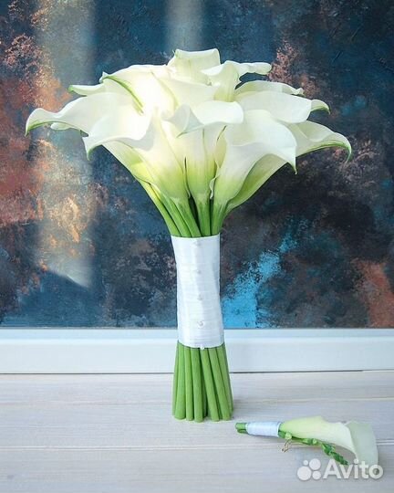 Каллы в букете невесты